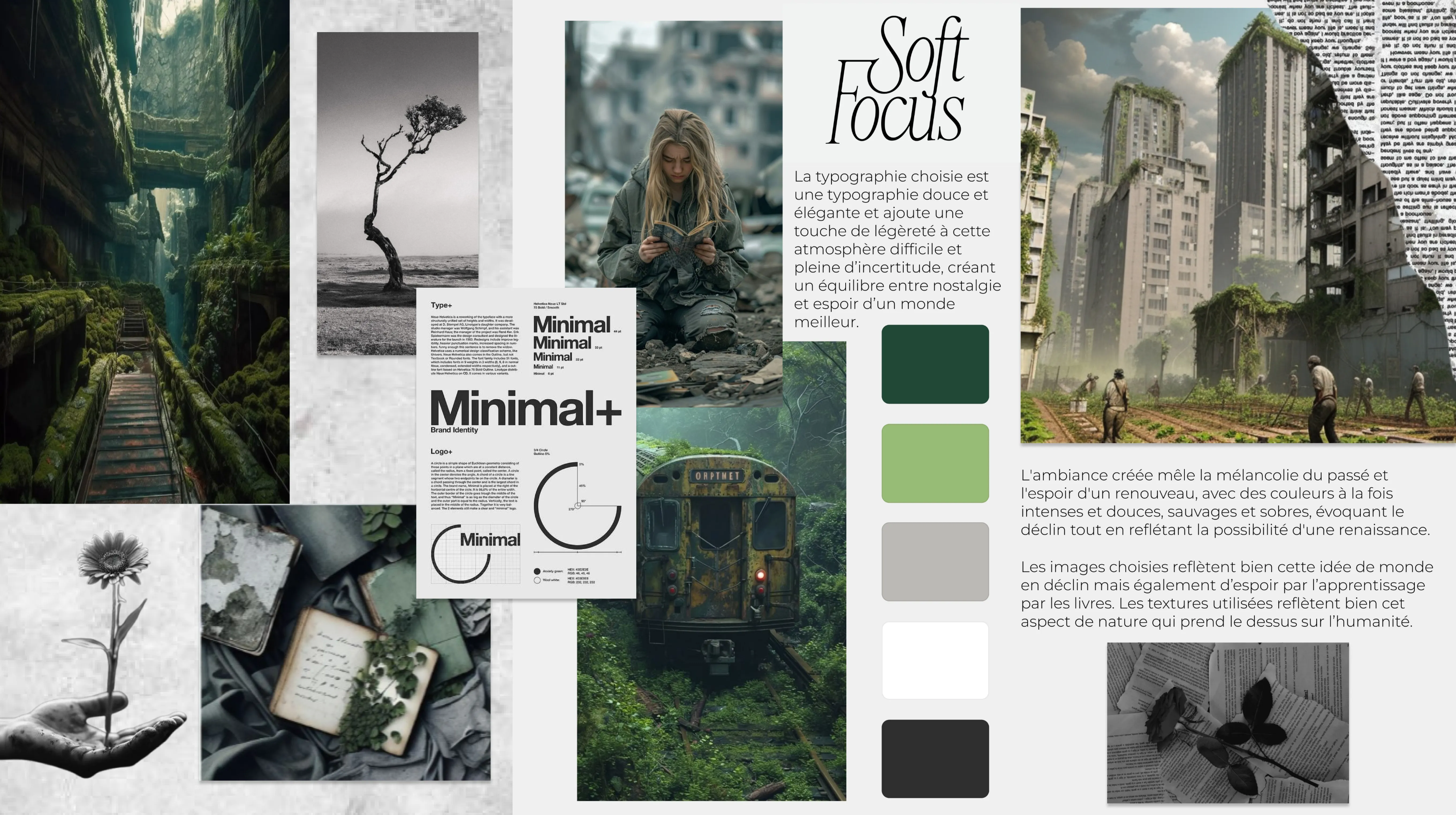 Moodboard du projet Rebirth